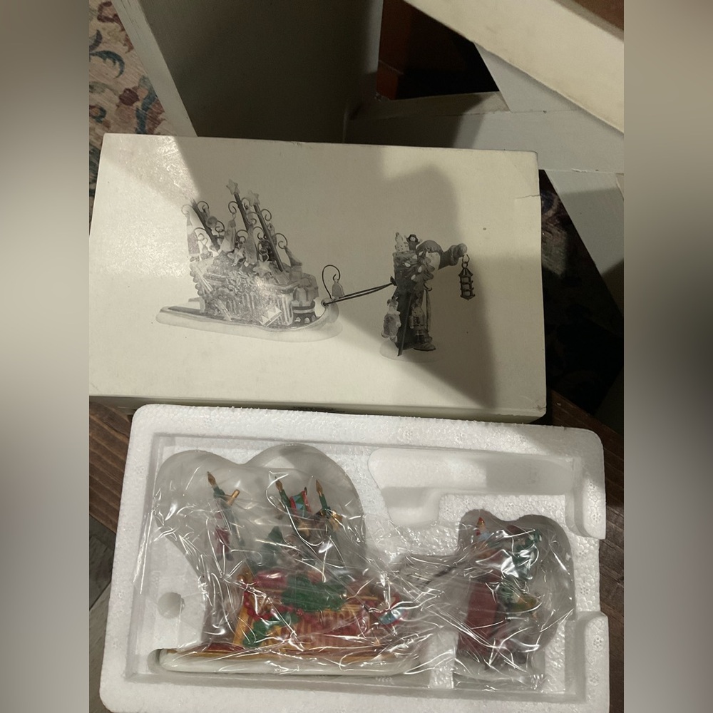 Father christmas’s journey‎ by dept 56 new Christmas Santa and Sleigh Figurine